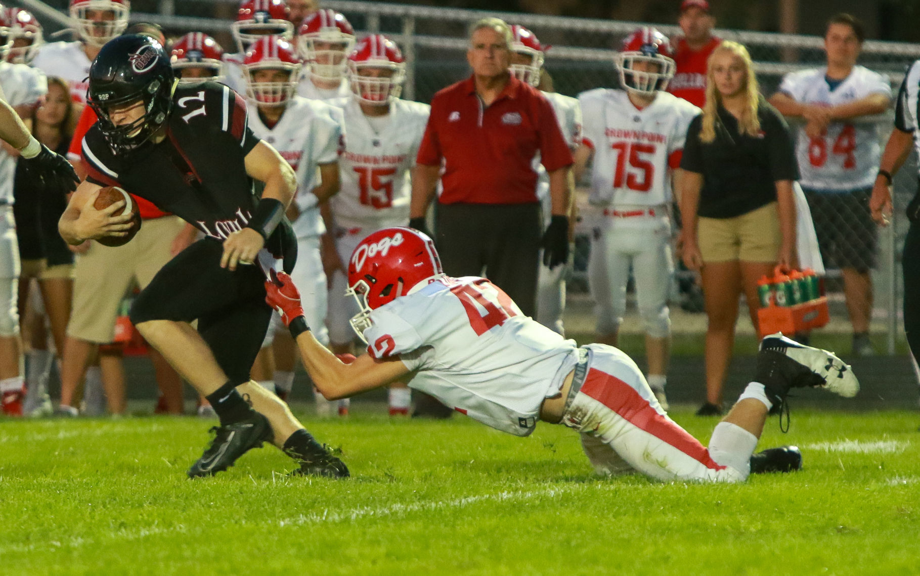 Crown Point at Lowell football opener